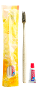 Combo 500 Bộ Bàn Chải  Nhựa Sinh Học Bao Bì Hoa Vàng.