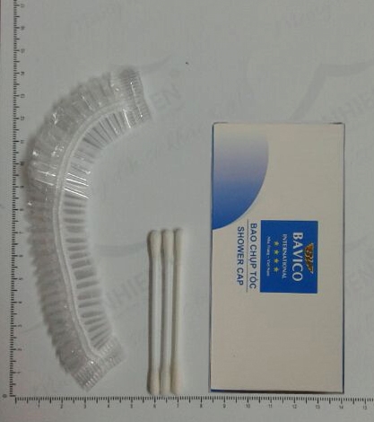 Bao chụp tóc 2.6 + 3 tăm bông nhựa CDVN-01C 3