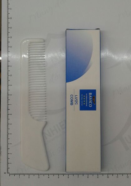 Lược nhựa trắng đục L-01 CDL-01C 4