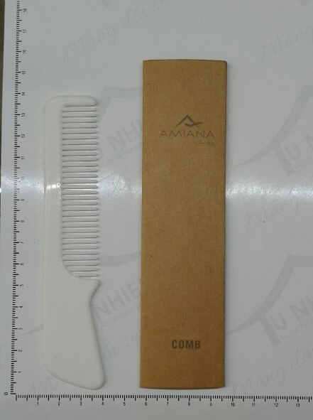 Lược nhựa trắng đục L-01 CDL-01C 5