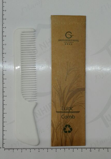 Lược nhựa trắng đục L-01 CDL-01C 6