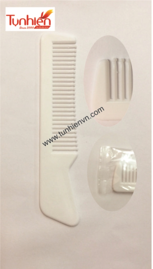 Lược nhựa trắng đục L-02 CDL-02C 1